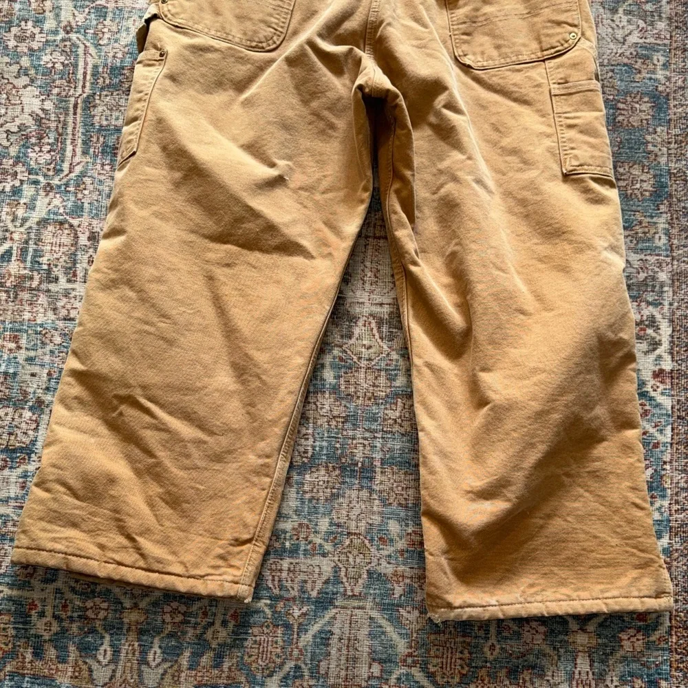 Carhartt Arctic quilt lined Bib Overalls size 42 x 28 VG condition - Picture 8 of 13